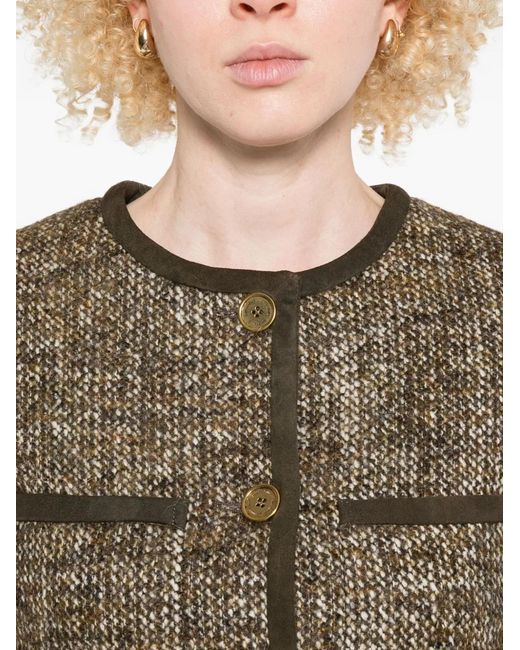 Golden Goose Deluxe Brand Brown Wool Blend Jacket