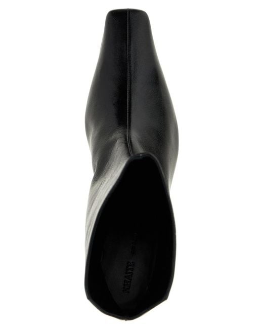 Khaite Black 'Ona' Ankle Boots