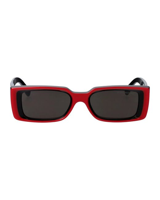 Cutler & Gross Red Acetate Glasses Sunglasses