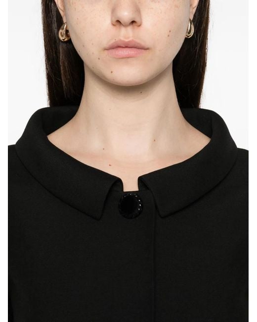 Valentino Black Vlogo Signature Wool And Silk Jacket