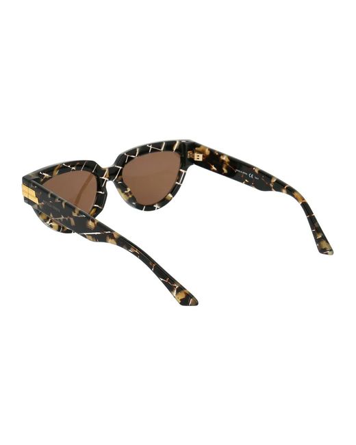 Bottega Veneta Black Acetate Havana Sunglasses
