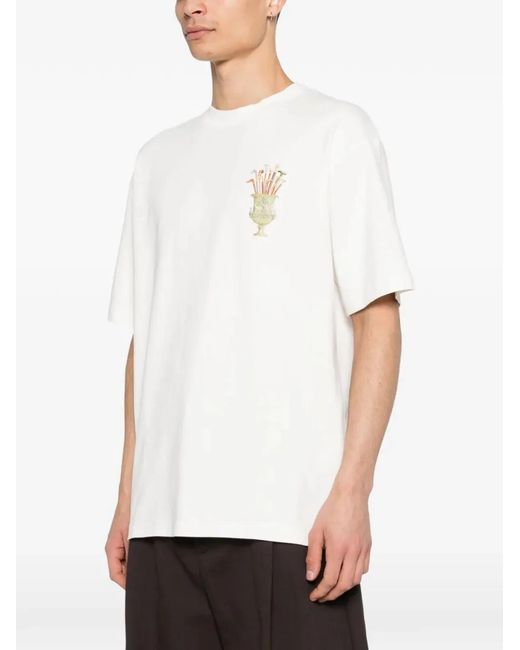 Drole de Monsieur White "Cannes" T-Shirt for men