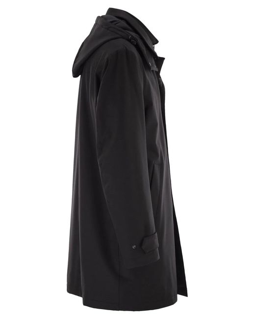 Fay Black Morning Coat Travel for men