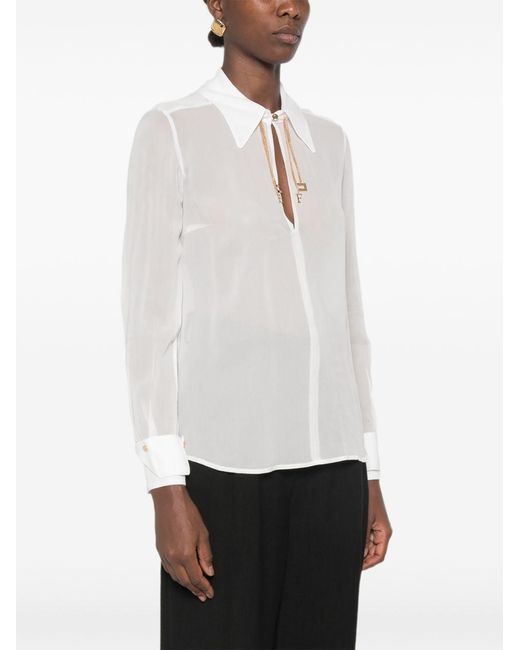 Elisabetta Franchi White Shirts