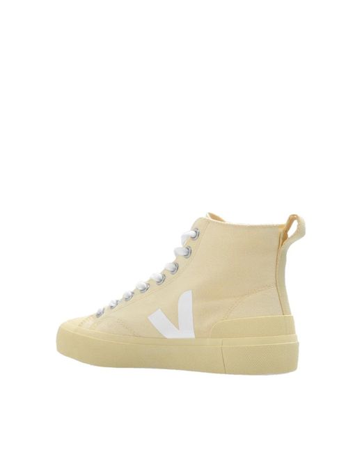 Veja Natural Wata Ii Canvas High-Top Sneakers