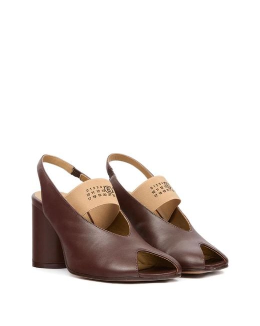 MM6 by Maison Margiela Brown Sandal