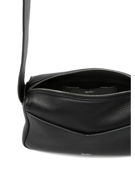 Max Mara White Micro Logo-Detail Tote Bag