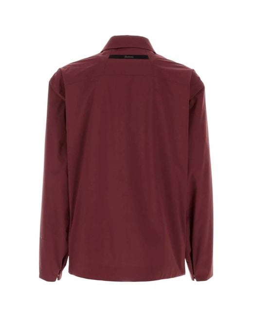 Herno Red Nylon Jacket for men