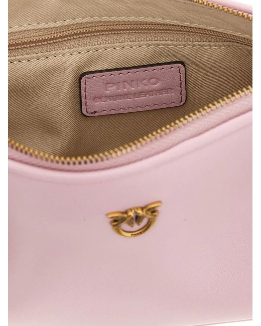 Pinko Pink 'Half Moon' Mini Crossbody Bag