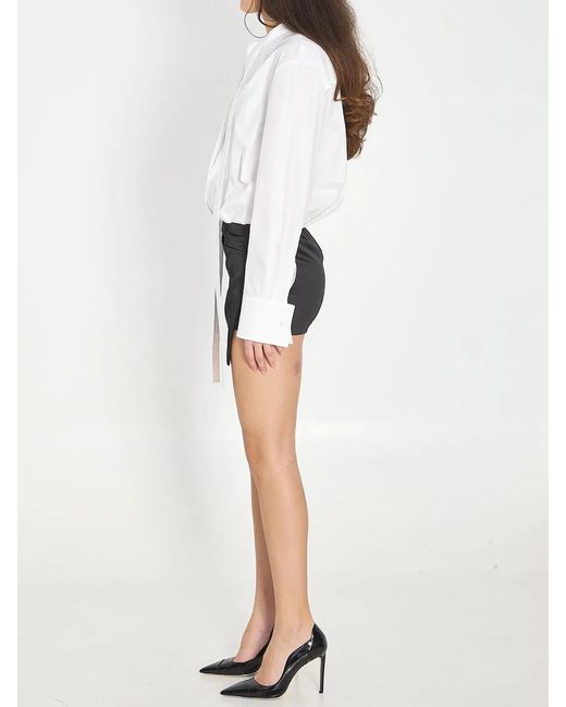 The Attico White And Mini Dress