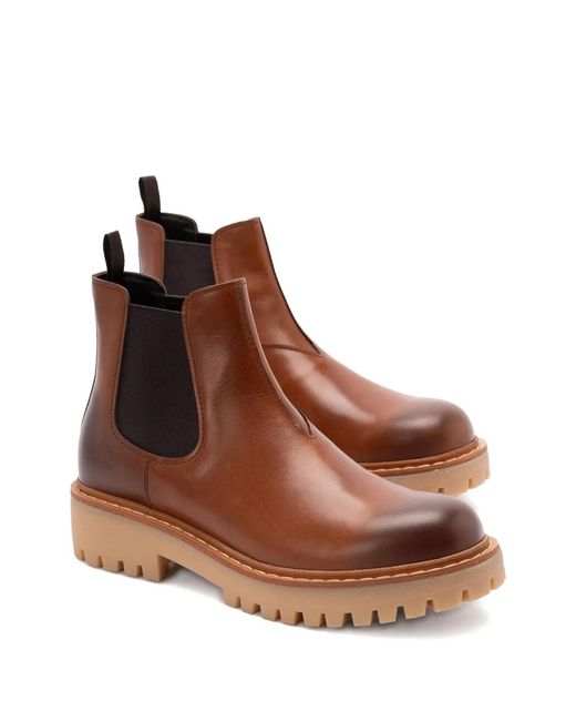 Prada Brown Ankle Boots for men