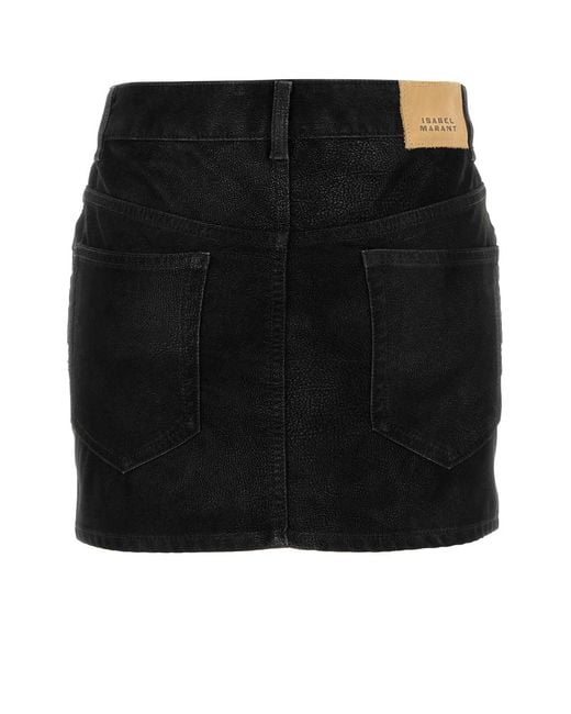 Isabel Marant Black Isabel Marant Etoile Kimmy Mini Skirt