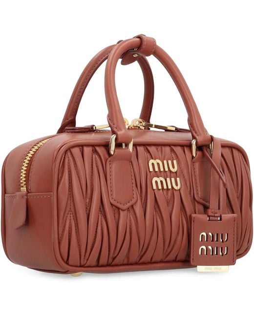 Miu Miu Brown Arcadie Bag