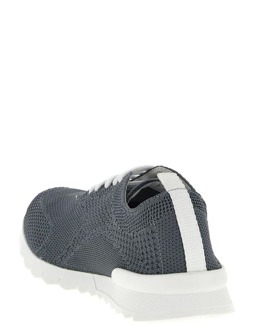 Kiton White 'Fits' Sneakers for men