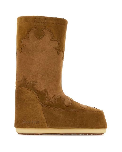 Moon Boot Brown Suede Icon Boots