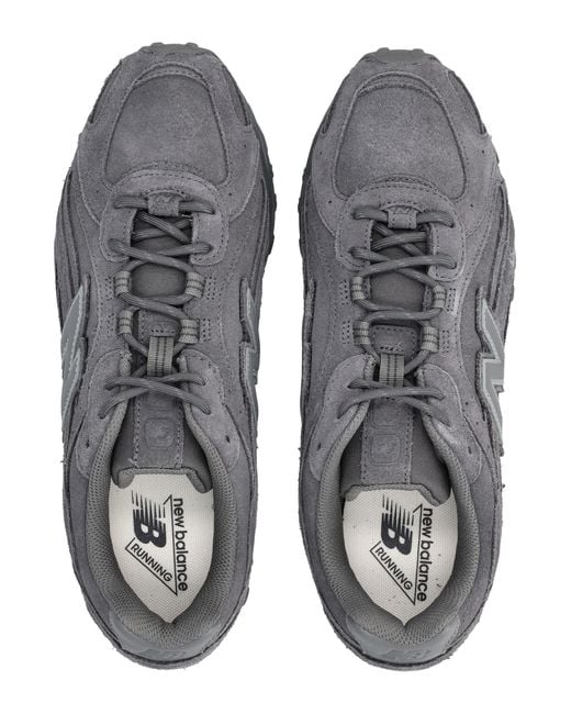 New Balance Blue 204L Dark Suede Sneakers