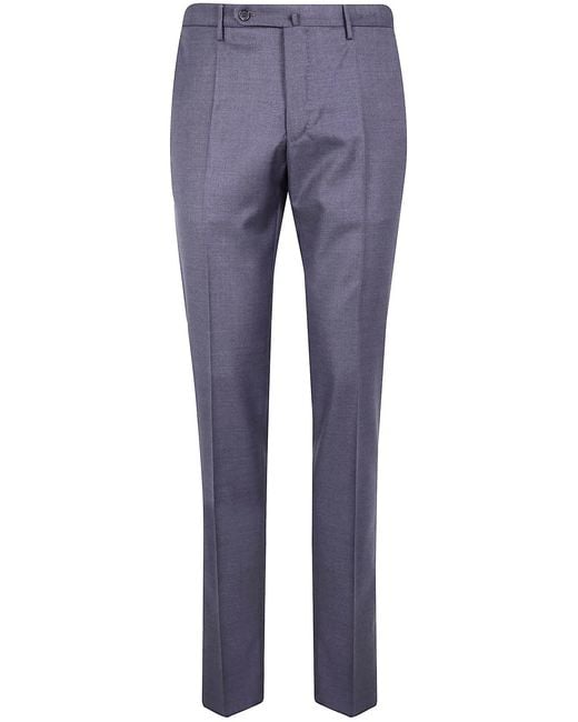 Incotex Blue "Chino Slim Fit" Trousers for men