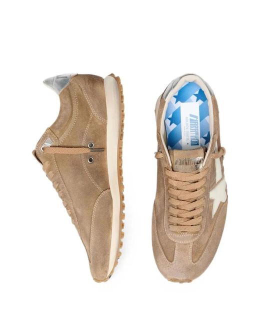 Golden Goose Deluxe Brand Brown Running Marathon Sneakers for men