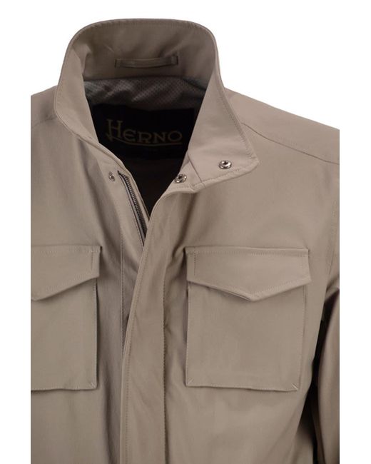 Herno Men's Brown Field Jacket