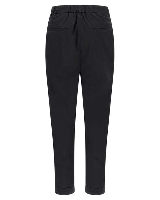 Kiton Black Poplin Pants