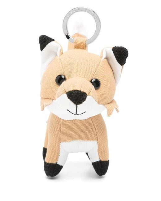 Maison Kitsuné Natural Maison Kitsuné Charming Fox Bag Charm