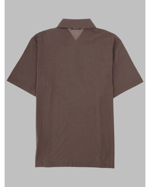 Herno Brown Polo for men