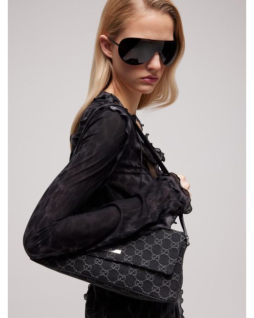 Gucci Black Madison Medium Shoulder Bag
