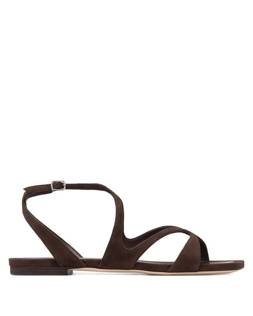 Jimmy Choo Brown Ayla Flat