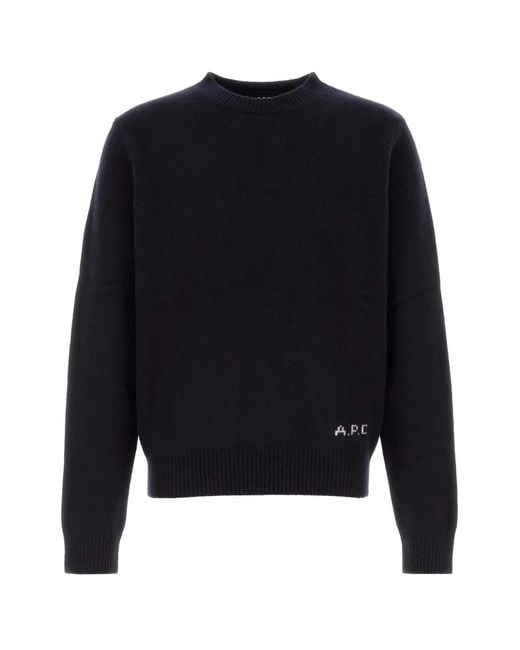 A.P.C. Blue Pull Edmond for men