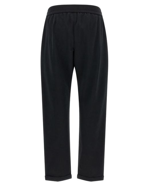 Brunello Cucinelli Blue 'Track' Joggers