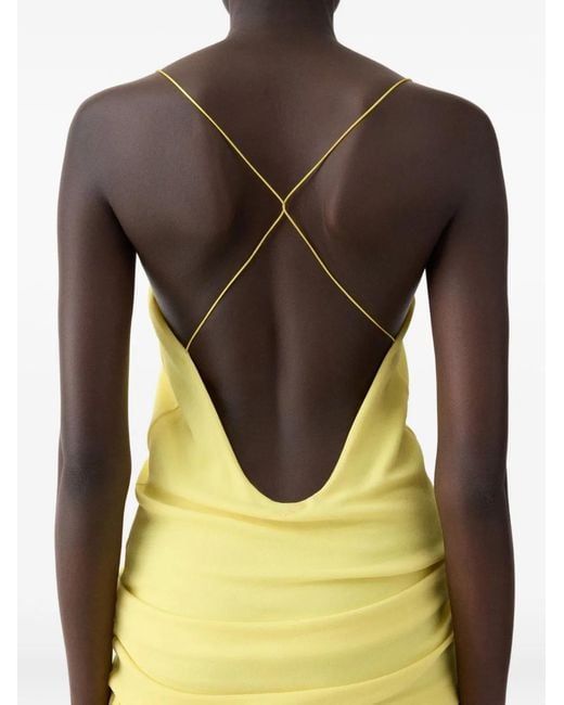 Jacquemus Yellow La Robe Abiha Long Dress