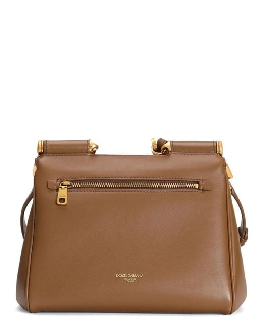 Dolce & Gabbana Brown Dolce & Gabbana My Sicily Small Handbag