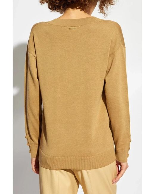 Michael Kors Brown Sweaters