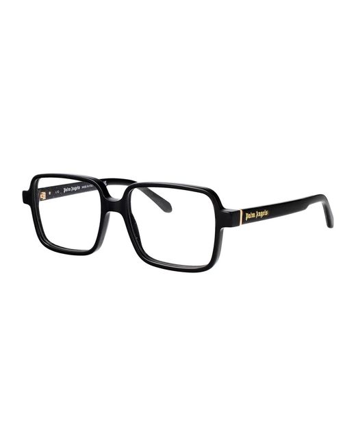 Palm Angels Black Shiny Acetate Glasses