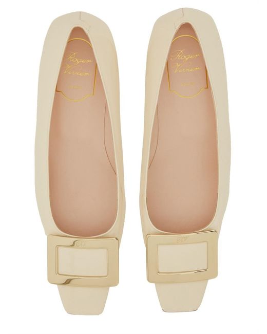 Roger Vivier Pink Belle Vivier Patent Leather Pumps