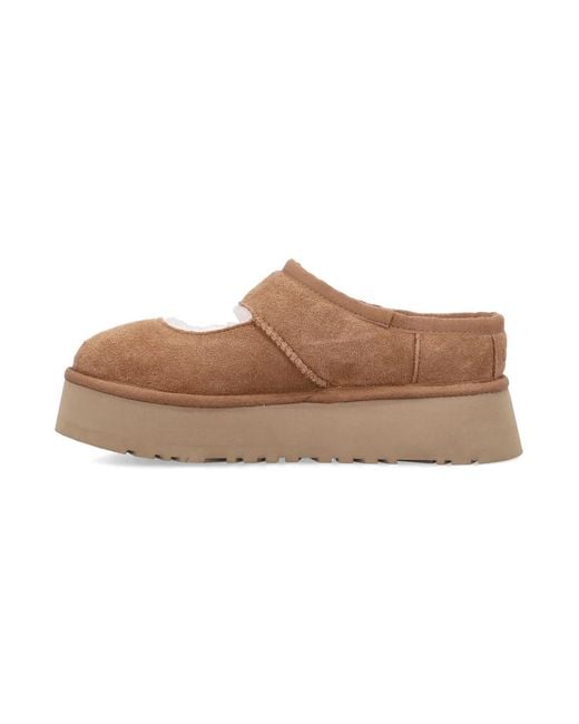 Ugg Brown Bea Mary Jane Ballets