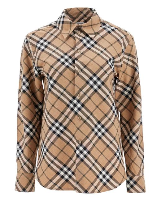 Burberry Multicolor Embroidered Polyester Blend Shirt