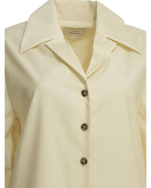 Loulou de Saison Natural Wool Silk Shirt
