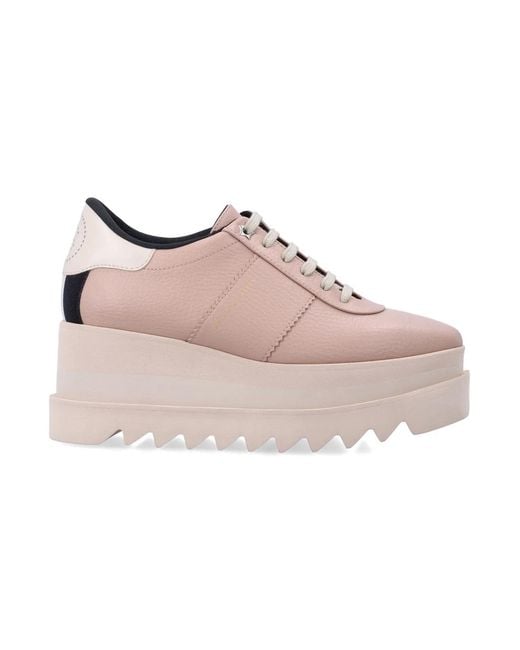 Stella McCartney Pink Sneak-Elyse Platform Trainers