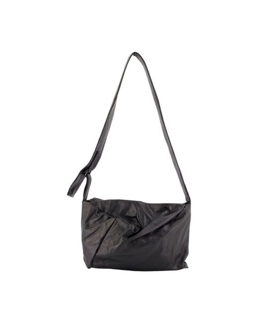 Yohji Yamamoto Black Puff S Shoulder Bag