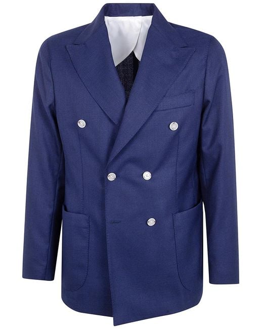 Barba Napoli Blue "Bactive" Double Opsak Jacket for men