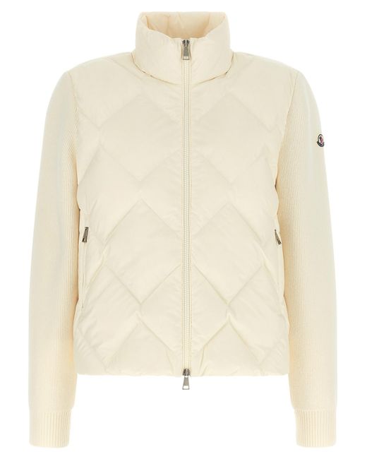Moncler Natural Padded Cardigan