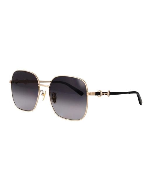 Gucci Blue Metal Sunglasses