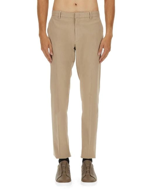 Zegna Natural Premium Cotton Pants for men