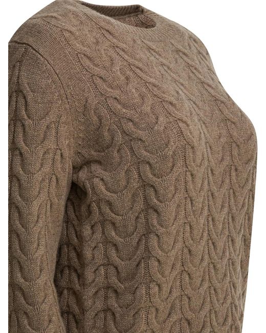 Max Mara Brown Cashmere Knitwear