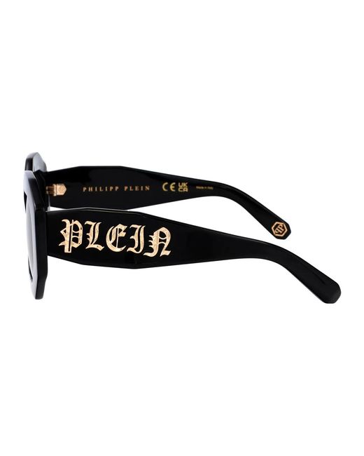 Philipp Plein Black Acetate Sunglasses
