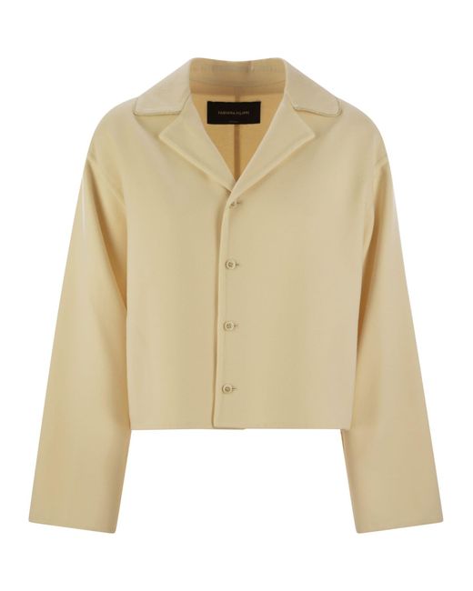 Fabiana Filippi Natural Double Wool Jacket