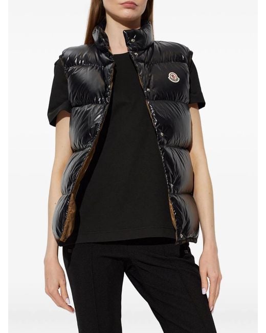 Moncler Black Badia Quilted Gilet
