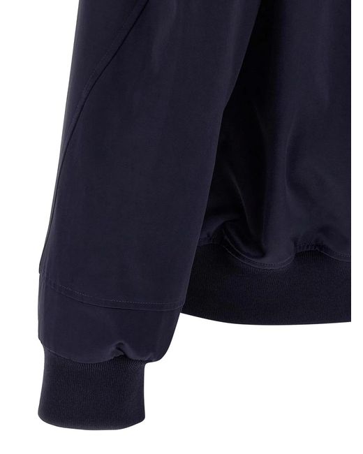 Givenchy Blue Logo Bomber Jacket for men