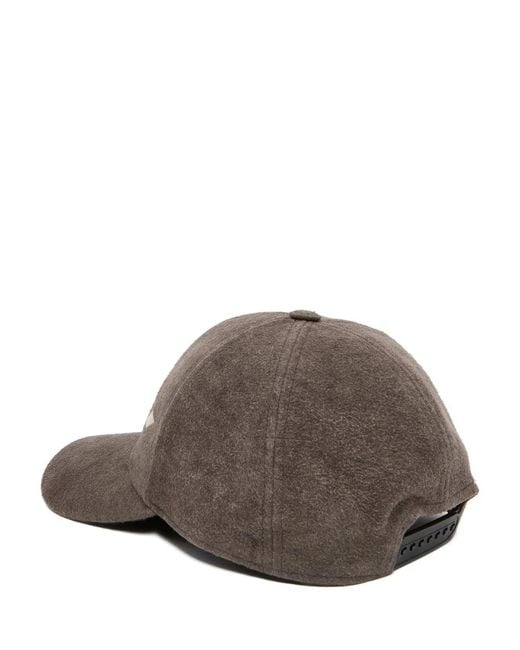 Rick Owens Gray Baseball Cap for men